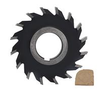 Fresa de 16 dientes, disco de fresa de cara de acero de alta velocidad, diámetro de 80 mm para el procesamiento de planos, herramienta de corte de precisión con bordes lisos y supe