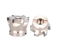 fresa de 90 grados, Cabezal de fresado frontal BAP300R BAP400R compatible con portaherramientas FMB22 FMB27 FMB32 de varios tamaños(BAP400R-100-31.75-6T)