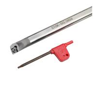 Fresa de acero de tungsteno SCLCR 03/04/06/09 Varilla de herramienta de torneado de acero de tungsteno C04H/C06k/C08k/C12M/C20R for CCMT(C10K-SCLCR06)