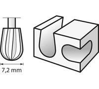 Fresa De Alta Velocidad De 7,2 Mm BOSCH