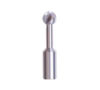 Fresa de arco en t esférico, HRC60 Lollipop Ball T-Shaped Arch Mill R0.5-R10 3D CNC Router Bits for acero aluminio(R3-D3-40-D6-100,Uncoated)