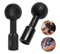 Fresa de bolas de madera, tallado de 14 mm, 2 unidades de bolas, cincel de bolas, fresadora de madera, cabezal de lijado de bolas, cincel de bolas, cabezales de lijado, bola de lijado para bucles
