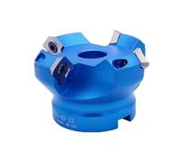 Fresa de cabeza plana de aluminio de 45° KM12 con inserto SEKT1204 y cabezal de corte de 90° BAP 400R for fresado frontal de aluminio.(80-27-4T)