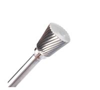 Fresa de carburo Herramienta de Lima rotativa con cabezal tipo N, broca abrasiva de rebaba for trabajo de Metal, tallado, fresado, amoladora de troquel de carburo de tungsteno(N1010M06)