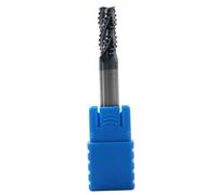 Fresa de carburo sólido con revestimiento AlTiN, diseño de 4 flautas para baja vibración y funcionamiento suave durante procesos de mecanizado (8 mm)