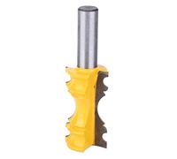Fresa de carpintería de vástago de 1/2 pulgada, fresa para marcos de puertas, fresa de corte de precisión para perfiles de puertas de madera, con recubrimiento resistente al óxido