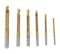 Fresa de corte lateral HSS para madera,Juego de fresas de Acero de alta velocidad de titanio recubierto de 3mm, 4mm, 5mm, 6mm, 6.5mm, 8mm