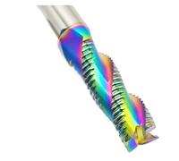 Fresa de desbaste HRC60, carburo sólido, 3 flautas for Metal, aluminio, fibra vidrio, madera, cobre, plástico, máquina herramienta CNC, 1 ud(D16x45x100Lx3F)