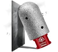 Fresa de Diamante 30mm Broca de Fresado para Baldosas para Agrandar dar Forma y Esmerilar Agujeros en Cerámica Azulejos Porcelana Mármol Granito Encimera de Piedra (M14 Rosca)