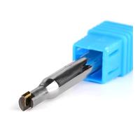 Fresa de diamante 90 grados con chaflán 1 mm a 12, broca grabado para cortar cobre, aluminio, acrílico y PVC(12x3xh22xD12x60)