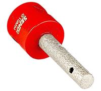 Fresa de Diamante SENDI - Perforar, Ampliar, Perfilar, Cantear Hoyos en Porcelana, Cerámica, Mármol, Granito - Rapida y Precisa Ampliacion y Ajuste de Agujeros (10XM14)