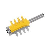 Fresa de empalme for carpintería de 1 pieza, cortador de espiga for enrutador de juntas de dedo for máquina de grabado(6.35mm)