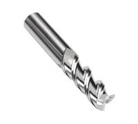 Fresa de extremo carburo 3 flautas, brocas rebajadora CNC 1mm a 20mm, fresa aluminio y acero tungsteno, fresas Metal HRC55 Fraise, 1 ud(8.0x50Cx8Dx150L)