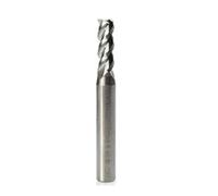 Fresa de extremo carburo 3 flautas for máquina CNC, broca for fresadora aluminio, fibra vidrio, madera, cobre y plástico, 1 unidad(D5xD6x15X50L)