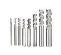 Fresa de extremo de carburo de 3 flautas, broca enrutadora de máquina CNC de 1-12mm for fresa de plástico, cobre, madera, acrílico, fibra de vidrio de aluminio(D3xD4x8x50L)