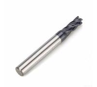 Fresa de extremo de carburo sólido con revestimiento AlTiN de alta resistencia al calor de 4 dientes para fresadoras manuales y CNC, adecuado para varios materiales (1,5 mm)