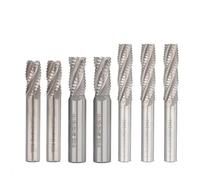 Fresa de extremo de desbaste de 4 flautas, máquina herramienta CNC de 5-20mm, broca enrutadora, cortador de herramienta de fresado de Metal(8x8x19x63)