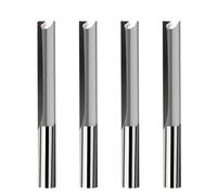 Fresa de extremo recto de 2 flautas, ranura 4F y 6F, de carburo sólido, vástago 4, 6, 8 y 12, CNC, 1 unidad(6F-10x90x130)