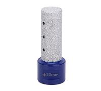 Fresa de hilo de broca seca, vástago recto de 25 mm, taladro escariador de pulido con apertura soldada para mármol, baldosas de cerámica, acabado de piedra con amoladora angular (20cm)