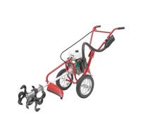 Fresa de jardín de gasolina, 63 ccm, 4 tiempos, 4 CV, azada con ruedas, 10 | Motoazada compacta de 4 tiempos con 4 CV, 63 cc y aprox. Profundidad de trabajo de 10 cm para jardín, bancal