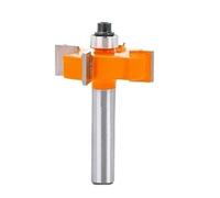 Fresa de madera tipo T, vástago 8mm, con rodamientos, broca enrutadora grado Industrial for herramienta carpintería, 1 ud(8x35x10mm)