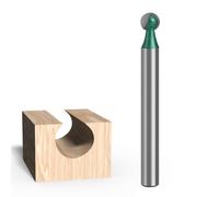 Fresa de punta redonda de mango largo para esculpir con precisión en superficies de madera, broca de enrutador para carpintería