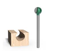 Fresa de punta redonda de mango largo para esculpir con precisión en superficies de madera, broca para carpintería