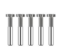 Fresa de ranura en T 5 unids/set fresa con ranura en T for Metal HSS herramienta CNC de fresado de carburo de soldadura de acero de alta velocidad(22x6H)