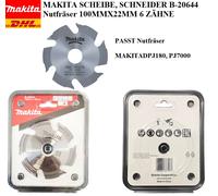 Fresa de ranura Makita B-20644 100x22mm fresa de ranura BPJ140,PJ7000 BPJ180 ...