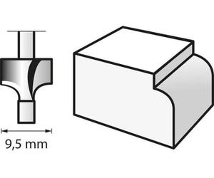 Fresa de Ribetear 2,4Mm Con Guia DREMEL 612