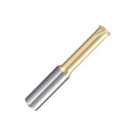 fresa de roscado Fresa de hilo de un solo diente de acero de tungsteno de carburo CNC de 55° for aleación de titanio(W5I8-11XD12X75L)