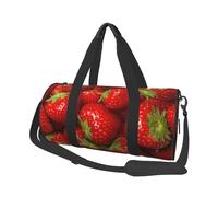 Fresa Dibujo, Bolsa de Viaje de Gran Capacidad, Bolso Redondo, Bolsa de Viaje Deportiva, Bolsa de Mano, Bolsa de Fitness