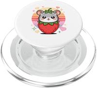 Fresa Dulce Ratón Kawaii Corazones Arcoiris PopSockets PopGrip para MagSafe