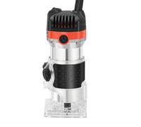 Fresa eléctrica de 1/4 pulgadas con una mano recortadora de cantos fresadora de madera 800 W herramienta profesional de madera para biselado ranurado acabado superficial corte de curvas