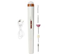 Fresa Eléctrica Para Uñas | Kit 5-en-1, ABS, Recargable | Taladro Para Uñas Con Luz, Esmeriladora Y Pulidora | Ṕara Úñas Acrílicas, Gel, Manicura En Casa, Herramienta Profesional