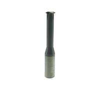 Fresa espiral de un solo diente, 55 grados, carburo tungsteno, rosca extremo, brocas for enrutador CNC 1/4, 1/2, 3/8 y 3/4 pulgadas(D12 38 D12 L75)