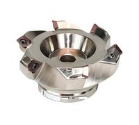 Fresa frontal KM12 de 50, 63, 80 y 100 mm. Cabezal fresado compatible con mango fresa inserción SEKT1204AFTN 42CrMo(KM12-80-27-6T)