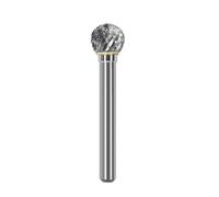 Fresa giratoria de alto rendimiento para moldes, 12 mm, doble ranura | Mayor durabilidad del carburo cementado para la metalurgia industrial, eliminación de óxido y eficiente