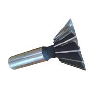 Fresa HSS de 60 grados, fresa de cola de milano for engranajes, materiales duraderos for metalurgia, 1 pieza(20mm x 60)