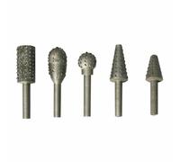 Fresa - juego de 5 piezas surtidas, ideales para trabajos de fresado en madera y metal, fabricadas en acero de alta calidad, duraderas y precisas.