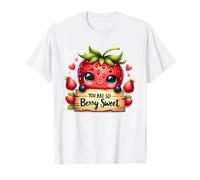 Fresa Kawaii You Are So Berry Sweet Camiseta