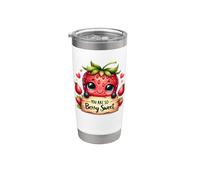 Fresa Kawaii You Are So Berry Sweet Vaso térmico de acero inoxidable de doble pared