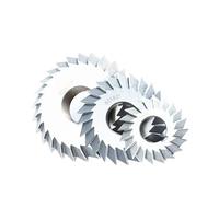 Fresa para engranajes involutos 1 Uds fresas HSS de acero blanco V-fresadora de doble ángulo 30/45 90 60 grados 60mm 100mm engranaje helicoidal for máquina cnc e(45X60angleX16hole)