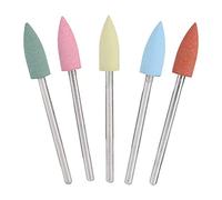 Fresa para pulir uñas, broca de manicura, broca de goma de silicona 2,35 mm de diámetro para tienda de manicura en el hogar, salón, tienda, salón de belleza(152)