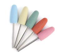 Fresa para pulir uñas, Brocas para uñas, Amoladoras de Uñas, Pulido perfecto Fácil de pulir Broca de goma de silicona Muy práctica Sin contaminación por polvo para el salón de belleza en casa (171)