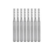 Fresa PCB con vástago de 3.175mm, 10 Uds., 2,0/2,1/2,3/2,4/2,5mm, broca enrutadora de maíz, carburo de tungsteno, Mini fresas de extremo de broca de grabado CNC(10PCS 2.2mm)