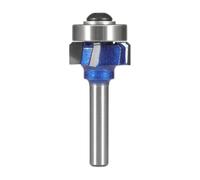 Fresa profesional para redondear esquinas con vástago de 8 mm, ideal para entusiastas del bricolaje y talleres de carpintería Eliminación eficiente de materiales que reduce las vibraciones y las
