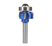 Fresa profesional para redondear esquinas con vástago de 8 mm, ideal para entusiastas del bricolaje y talleres de carpintería Eliminación eficiente de materiales que reduce las vibraciones y las