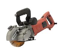 Fresa ranuradora de pared - 4800 W motor de cobre completo - 6200 rpm - hormigón ladrillo acero - para construcción y decoración - Incluye aspiración de polvo y bomba