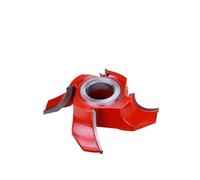 Fresa ranuradora para madera con cabezal de husill 1 cepilladora de madera en espiral, regruesadora, moldeadora, cortadora, herramienta for trabajar la madera(D135xR22.5xBore35x4T)